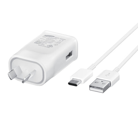 Samsung Fast Charging Travel Adapter With Type C Cable-White