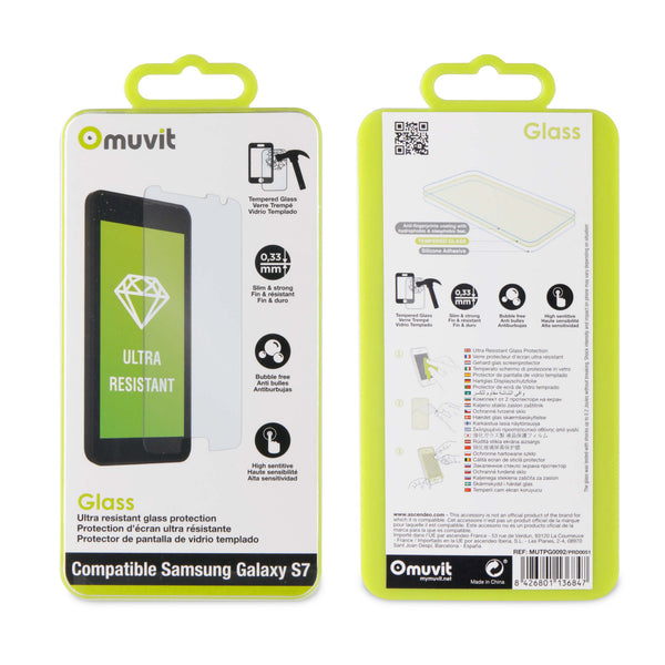 Muvit tempered glass screen protector for Samsung Galaxy S7