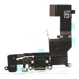 iPhone 5S charging port and audio flex cable [Black] - :) Phoneinc