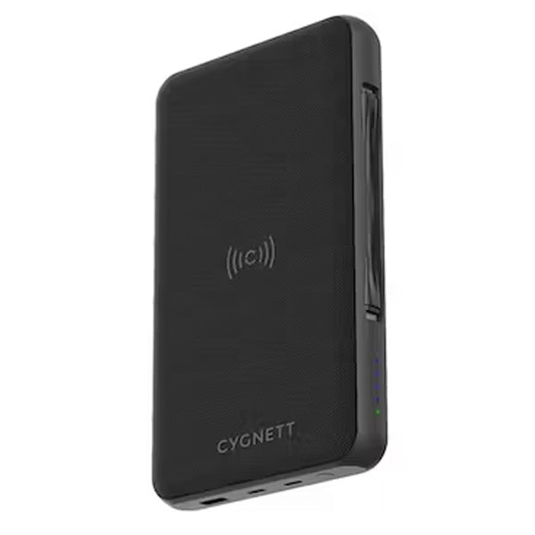 Cygnett ChargeUp Edge+ 27000mAh Wireless Power Bank - Black