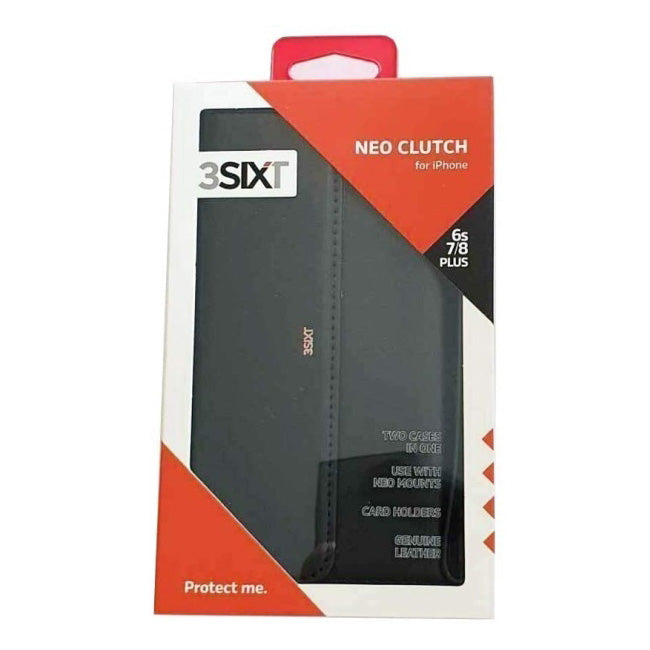 3sixT NeoClutch - iPhone 8/7/6S Plus (5.5") - Black / Dusty Pink