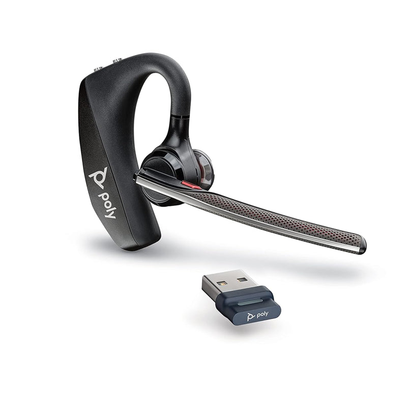 HP Poly / Plantronics Voyager 5200 Office boomm bluetooth Headset for PC and Mobile with Active Noice Cancellation