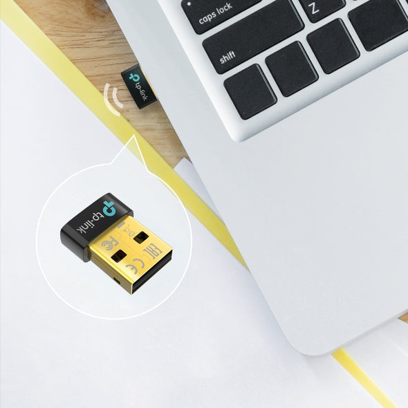 TP-Link UB500 Bluetooth 5.0 Nano USB 2.0 Adapter Add Bluetooth To Your Devices Wireless Connectivity Windows 10/8.1/7 Plug and Play