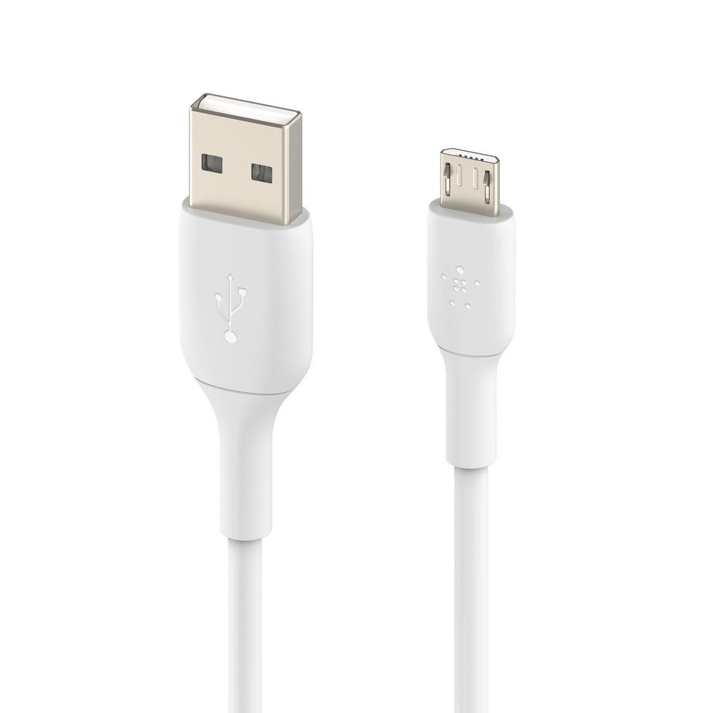 Belkin BoostCharge USB-A to Micro-USB Cable  1m - Universally compatible - White