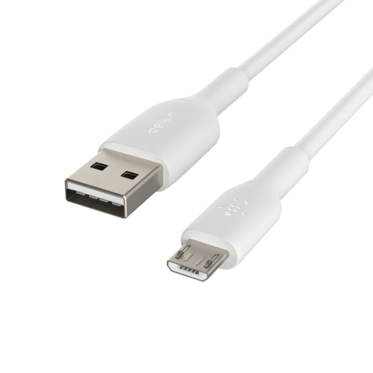 Belkin BoostCharge USB-A to Micro-USB Cable  1m - Universally compatible - White