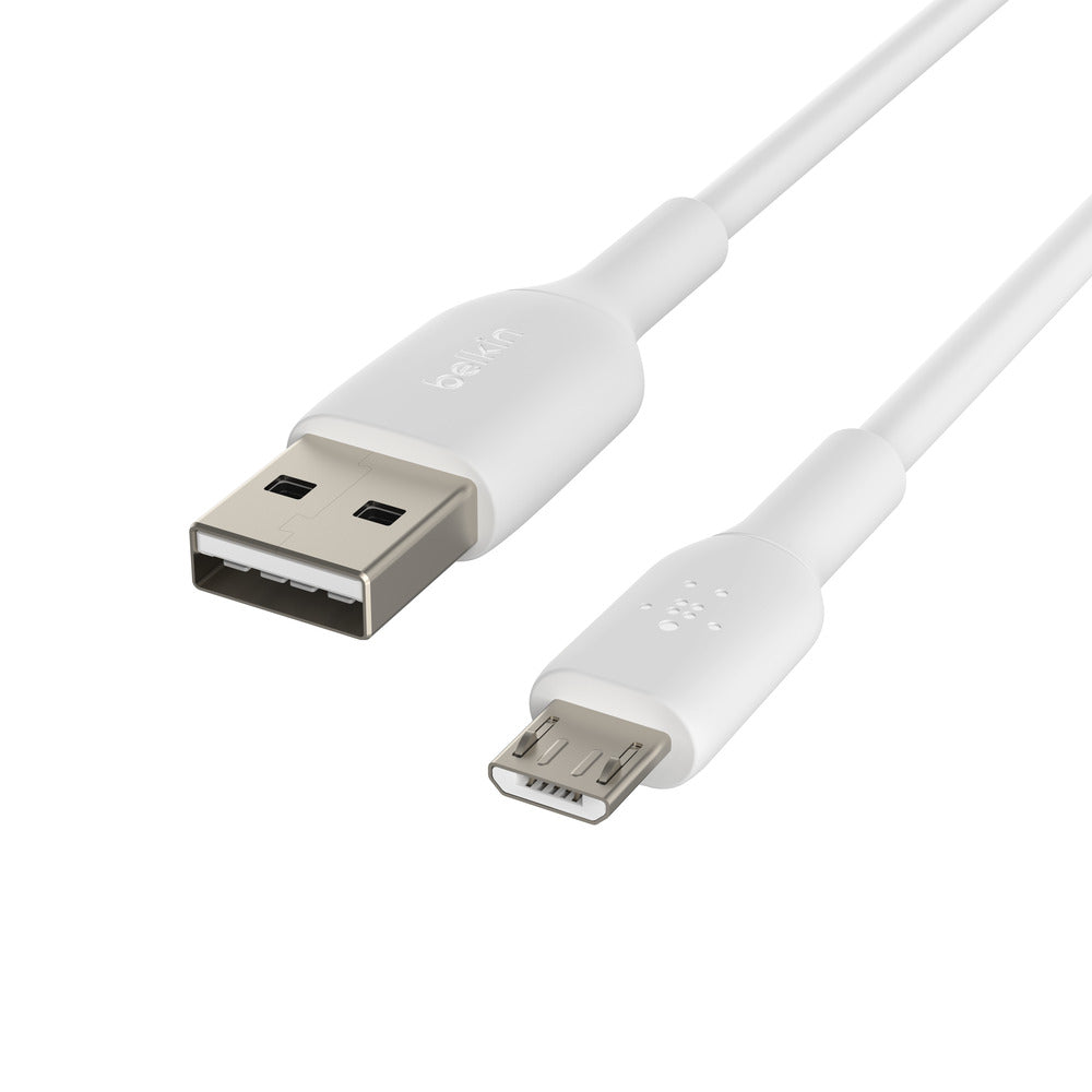 Belkin BoostCharge USB-A to Micro-USB Cable  1m - Universally compatible - White
