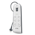 Belkin 2.4 Amp 6-Outlet with 2 USB Ports Surge Board
