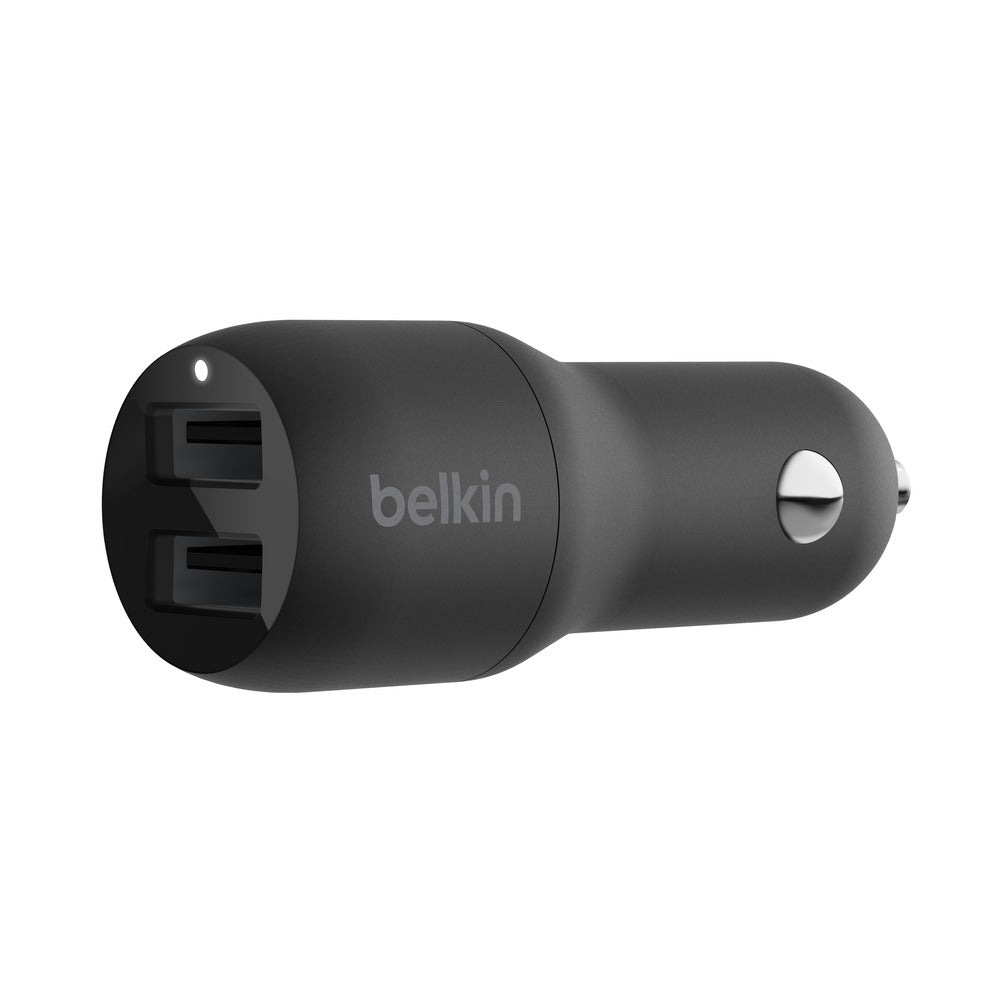 Belkin 24W Car Charger - Universally compatible - Black