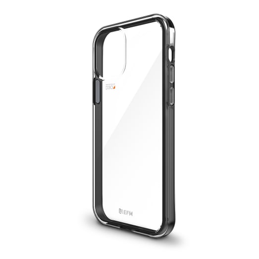 EFM Aspen Case Armour with D3O 5G Signal Plus - For iPhone 12 Pro Max 6.7" - Slate/Clear - Clear/Slate Grey