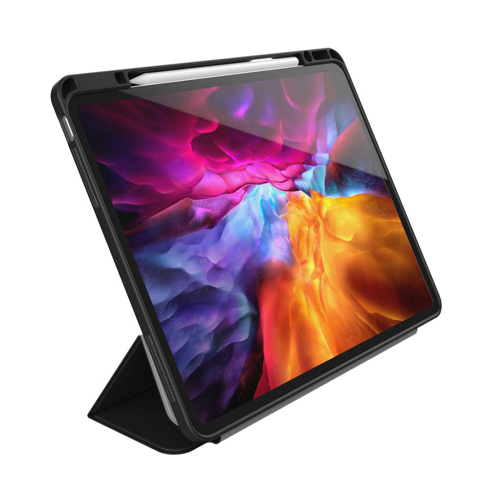 EFM Aspen Folio Case Armour with D3O & ELeather - For iPad Pro 12.9" - Black