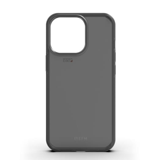 EFM Alaska Case Armour with D3O Crystalex - For iPhone 13 Pro (6.1" Pro) - Smoke Black - Black / Grey