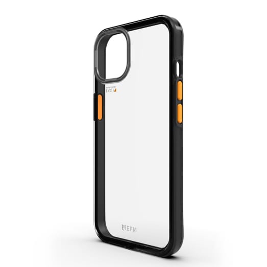 EFM Aspen Case Armour with D3O 5G Signal Plus - For iPhone 13 (6.1") - Slate Clear - Clear/Slate Grey