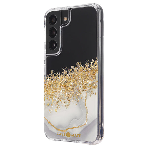 For Samsung Galaxy S22 (6.1) Case-Mate Karat Marble CaseWhite Marble