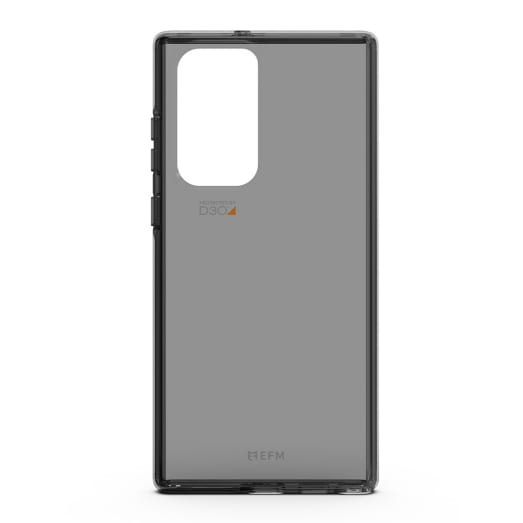 EFM Alta Case Armour with D3O Crystalex - For Samsung Galaxy S22 Ultra (6.8) - Smoke Black - Black / Grey