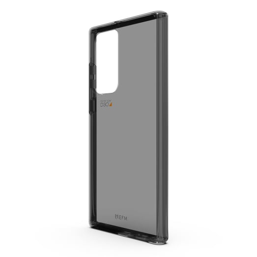 EFM Alta Case Armour with D3O Crystalex - For Samsung Galaxy S22 Ultra (6.8) - Smoke Black - Black / Grey