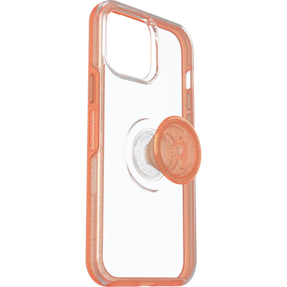 For iPhone 13 Pro Max (6.7") Otterbox Otter+Pop Symmetry Clear Case -Cool Melon