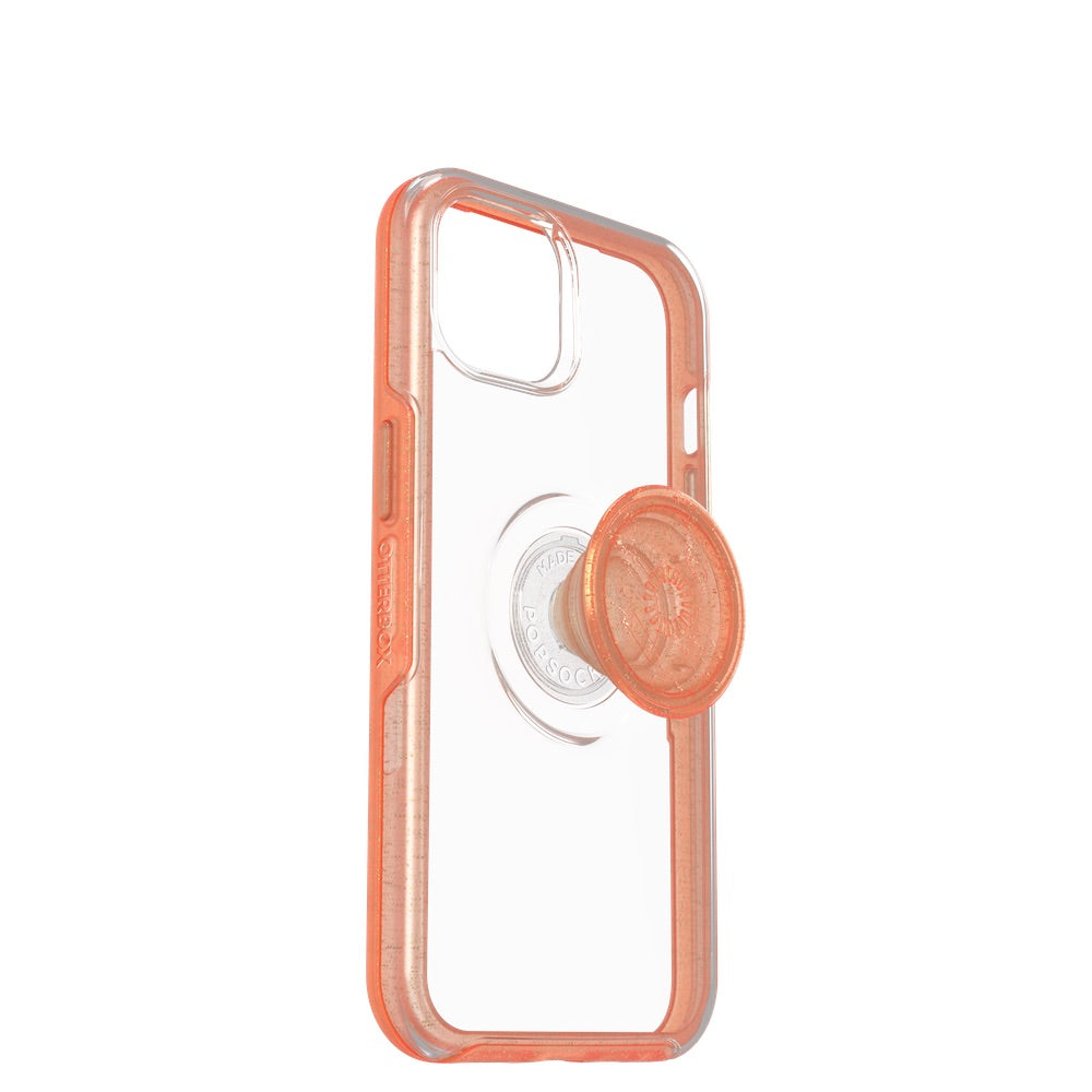 For iPhone 13 (6.1") Otterbox Otter+Pop Symmetry Clear Case-Cool Melon
