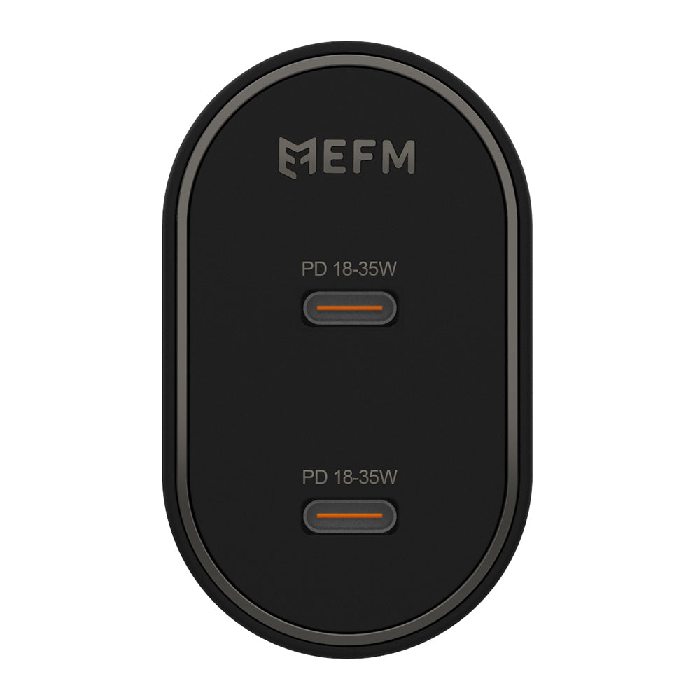EFM 35W Dual Port Wall Charge - With Power Delivery and PPS