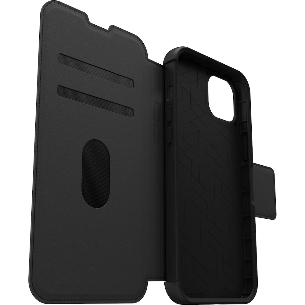 Genuine For iPhone 14 Plus (6.7") OtterBox Strada Case -Black