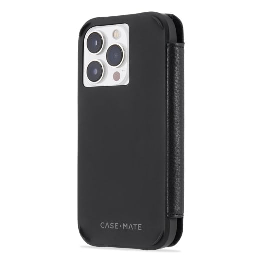 Case-Mate Wallet Folio Case - MagSafe - For iPhone 14 Pro (6.1") - Black