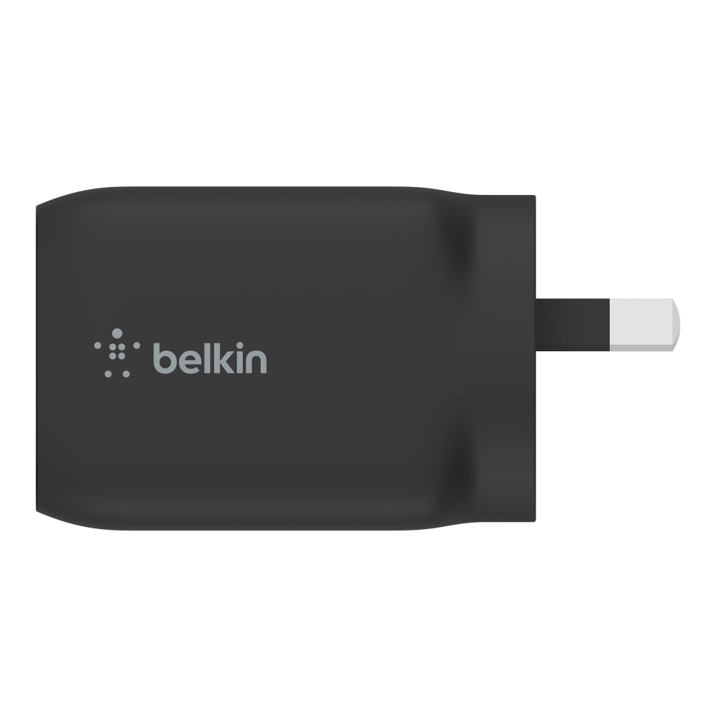 Belkin BOOST UP Dual USB-C Wall Charger - GaN Technology 65W with PPS