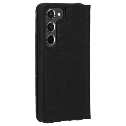 Case-Mate Wallet Folio Antimicrobial Case - For Samsung Galaxy S23 - Black