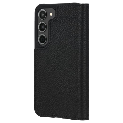 Case-Mate Wallet Folio Antimicrobial Case - For Samsung Galaxy S23 - Black