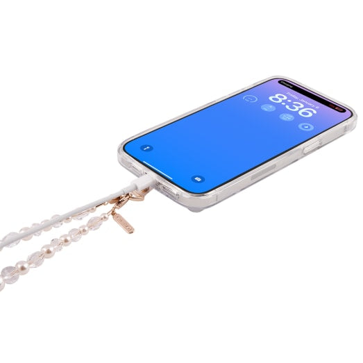 Case-Mate Beaded Phone Wristlet - Universal - Crystal Pearl - Pearl