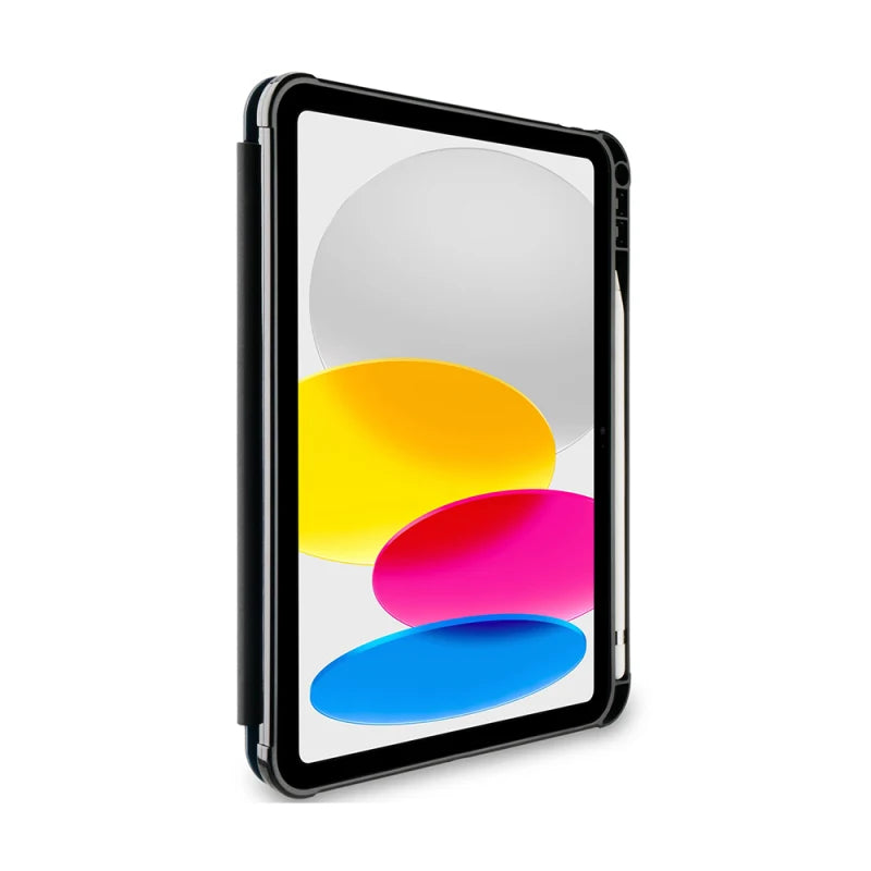 OtterBox React Folio Apple iPad (10.2′) (8th 9th Gen) Case Black – (77-92194), Military Standard Drop Tested, Raised Edges, Apple Pencil Storage