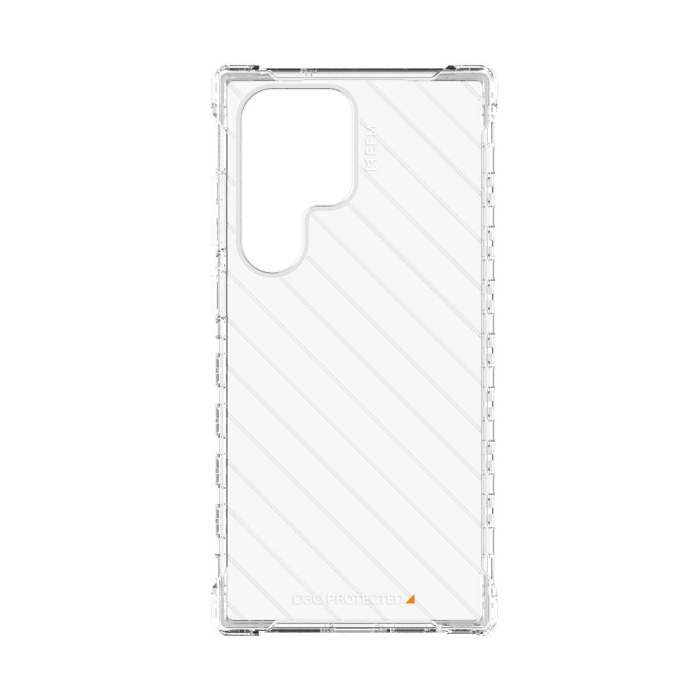 EFM Dakar Case Armour with D3O Crystalex - For Samsung Galaxy S23 Ultra - Crystal Clear