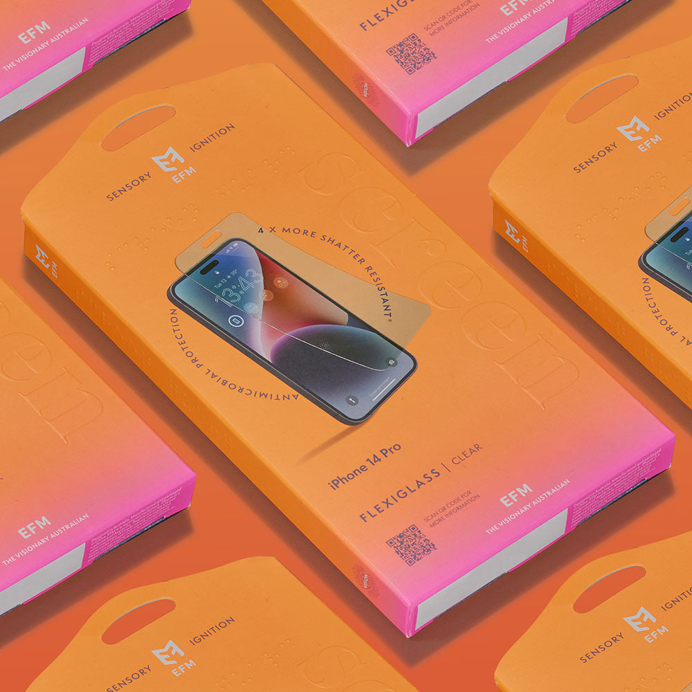 EFM FlexiGlass Screen Armour - For iPhone 14 Pro (6.1")