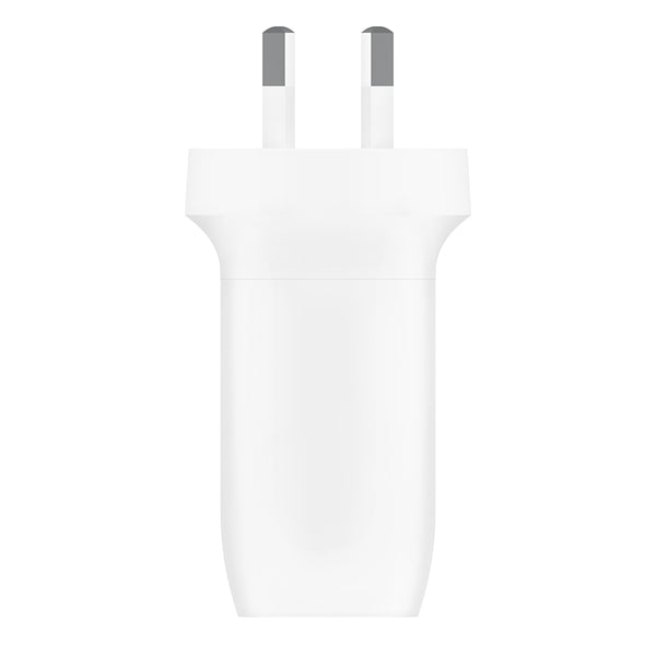 Belkin BoostCharge PRO Dual USB-C Wall Charger - with PPS 60W - White