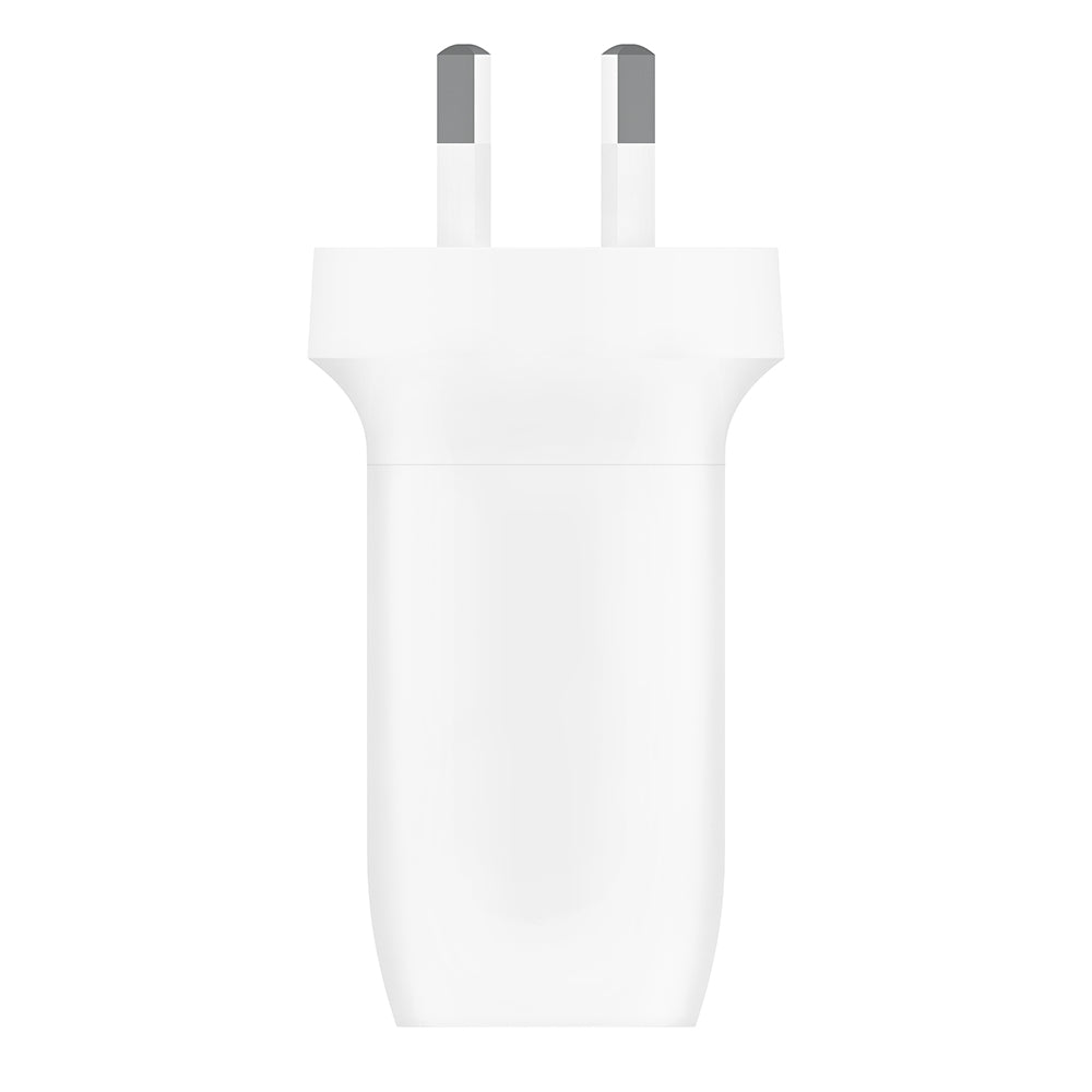 Belkin BoostCharge PRO Dual USB-C Wall Charger - with PPS 60W - White