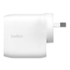 Belkin BoostCharge PRO Dual USB-C Wall Charger - with PPS 60W - White