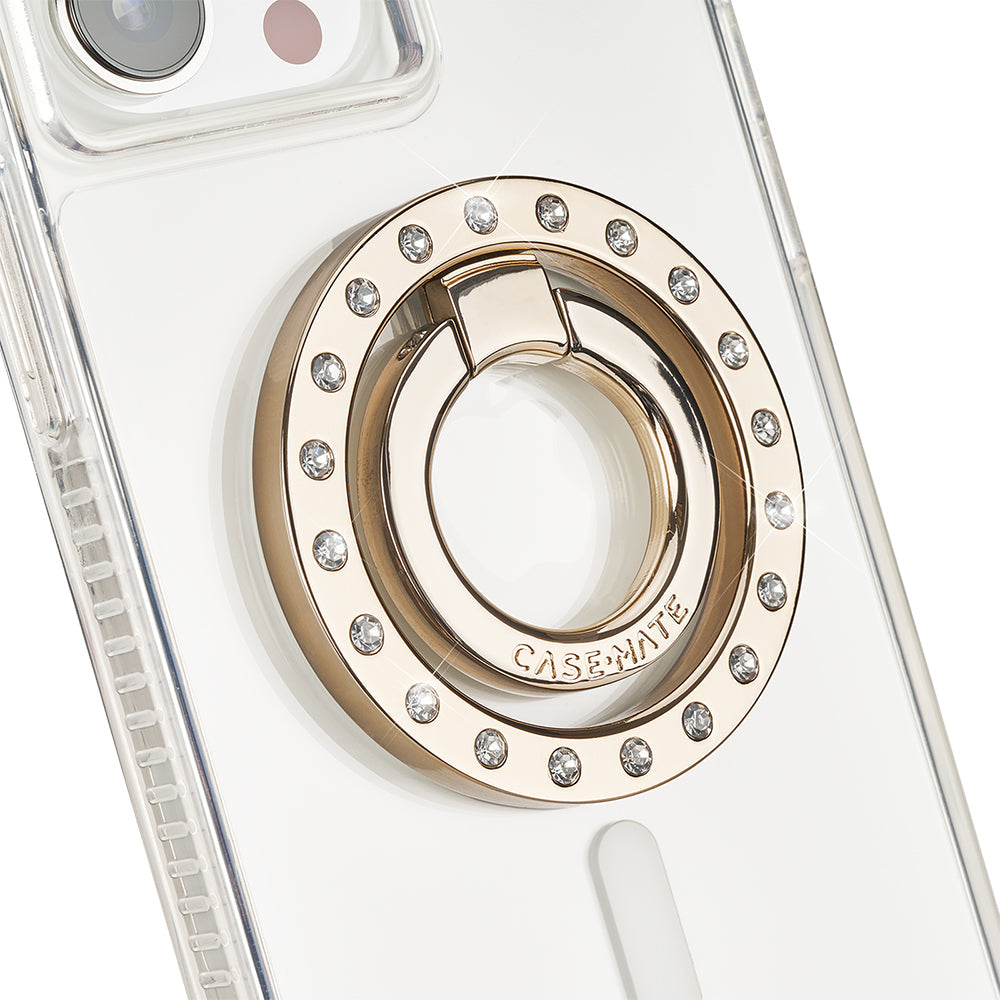 Case-Mate Magnetic Ring Stand Works with MagSafe - Champagne Crystal-Multi