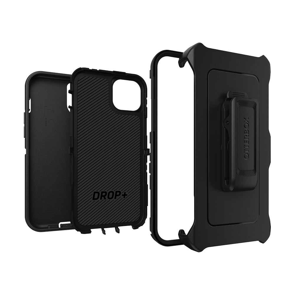 Otterbox Defender Case - For iPhone 15 Plus - Black