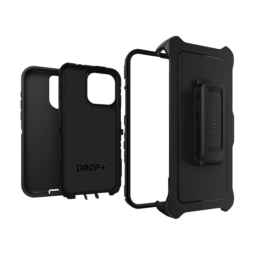 Otterbox Defender Case - For iPhone 15 Pro Max - Black