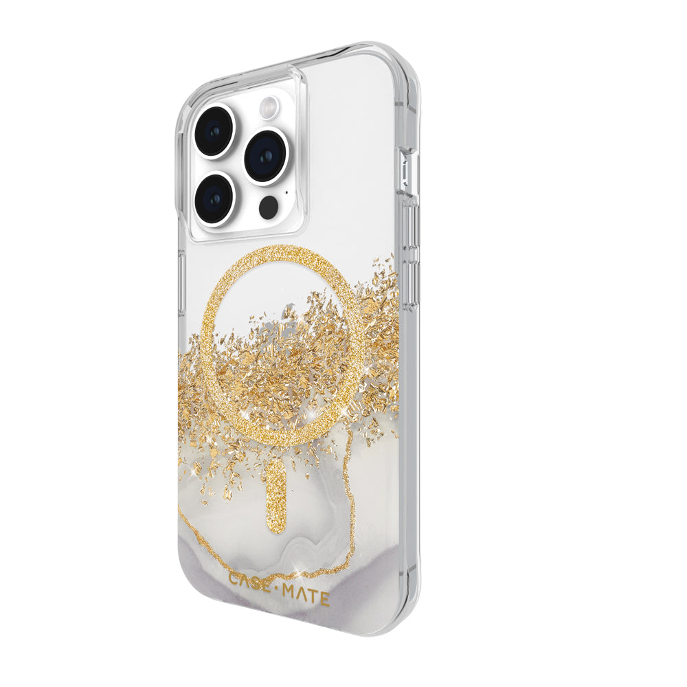 Case-Mate Karat MagSafe Case - For iPhone 15 Pro - Marble