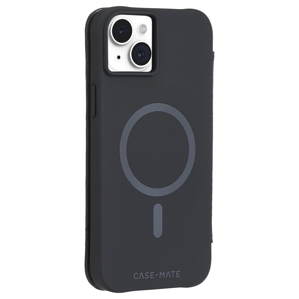 Case-Mate Wallet Folio MagSafe Case - For iPhone 15 Plus - Black
