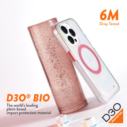 EFM Aspen Case Armour with D3O BIO - For iPhone 15 - Glitter Pearl