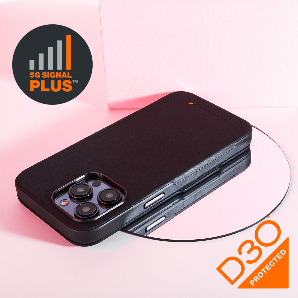 EFM Monaco Wallet Case Armour with D3O 5G Signal Plus Technology - For iPhone 15