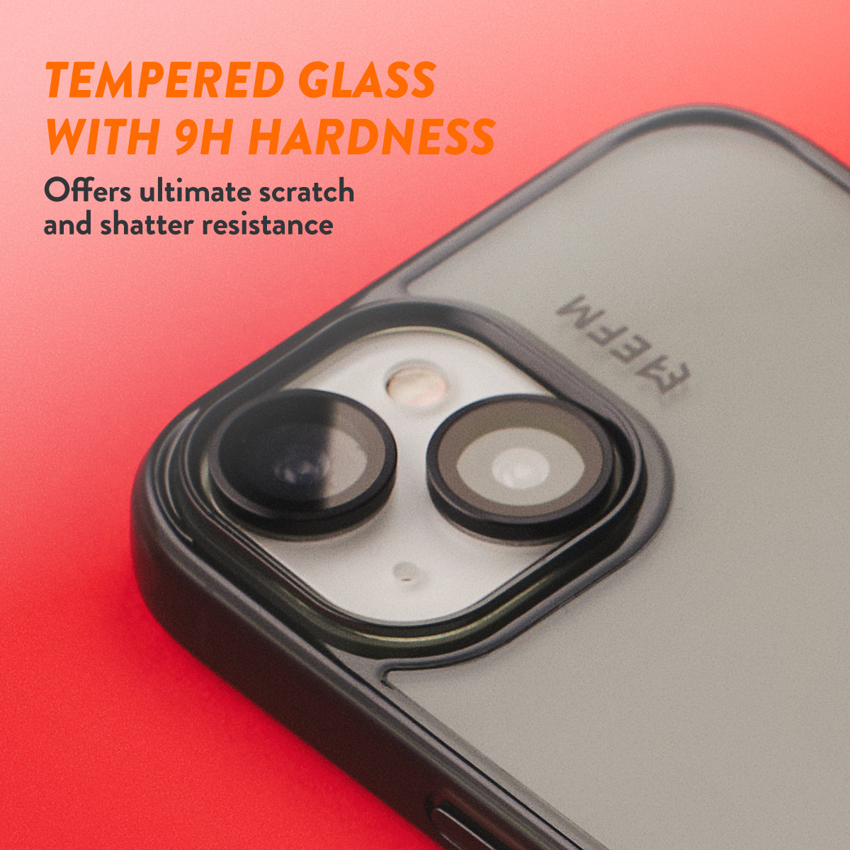EFM Camera Lens Armour - For iPhone 15 Pro/15 Pro Max