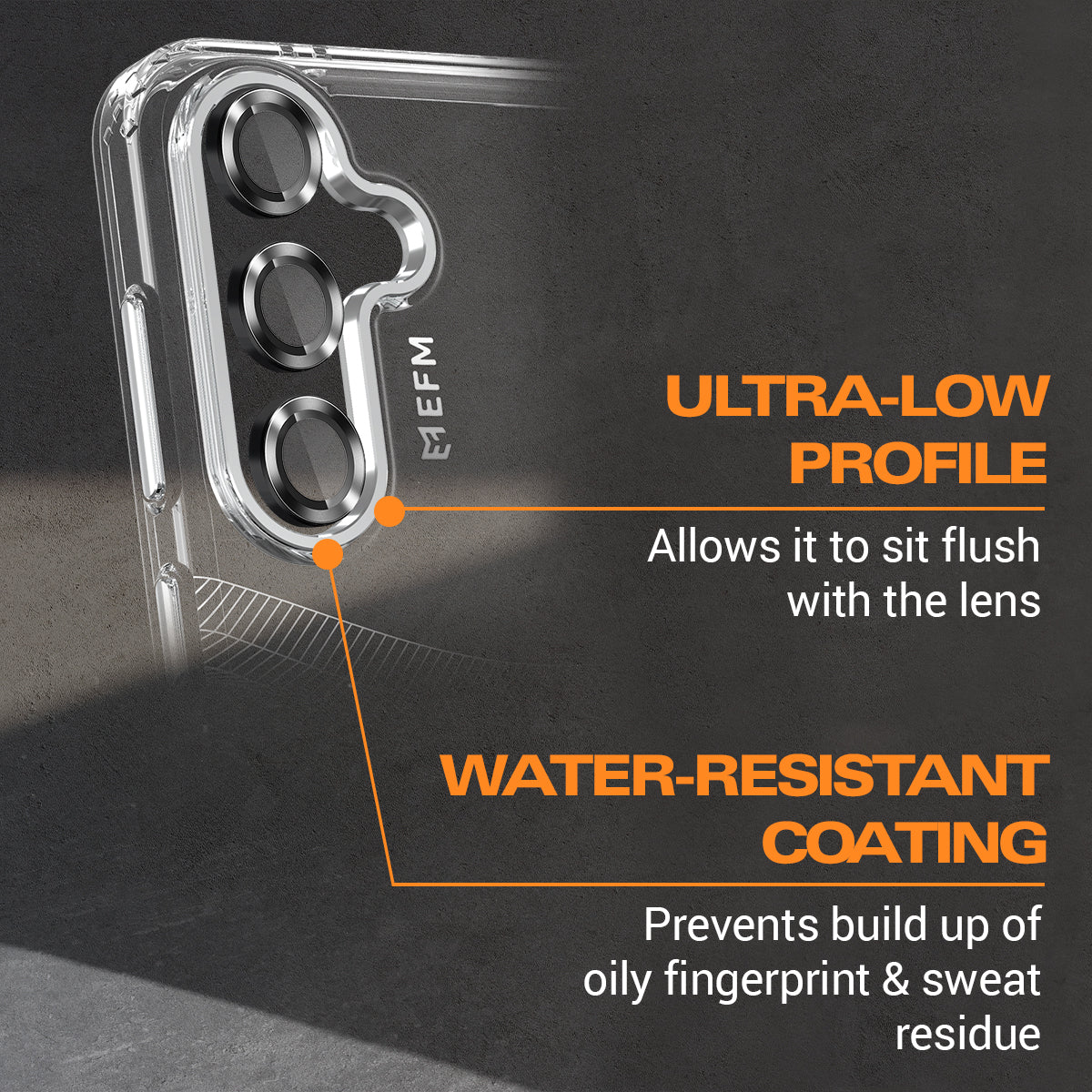 EFM Camera Lens Armour - For Samsung Galaxy S24