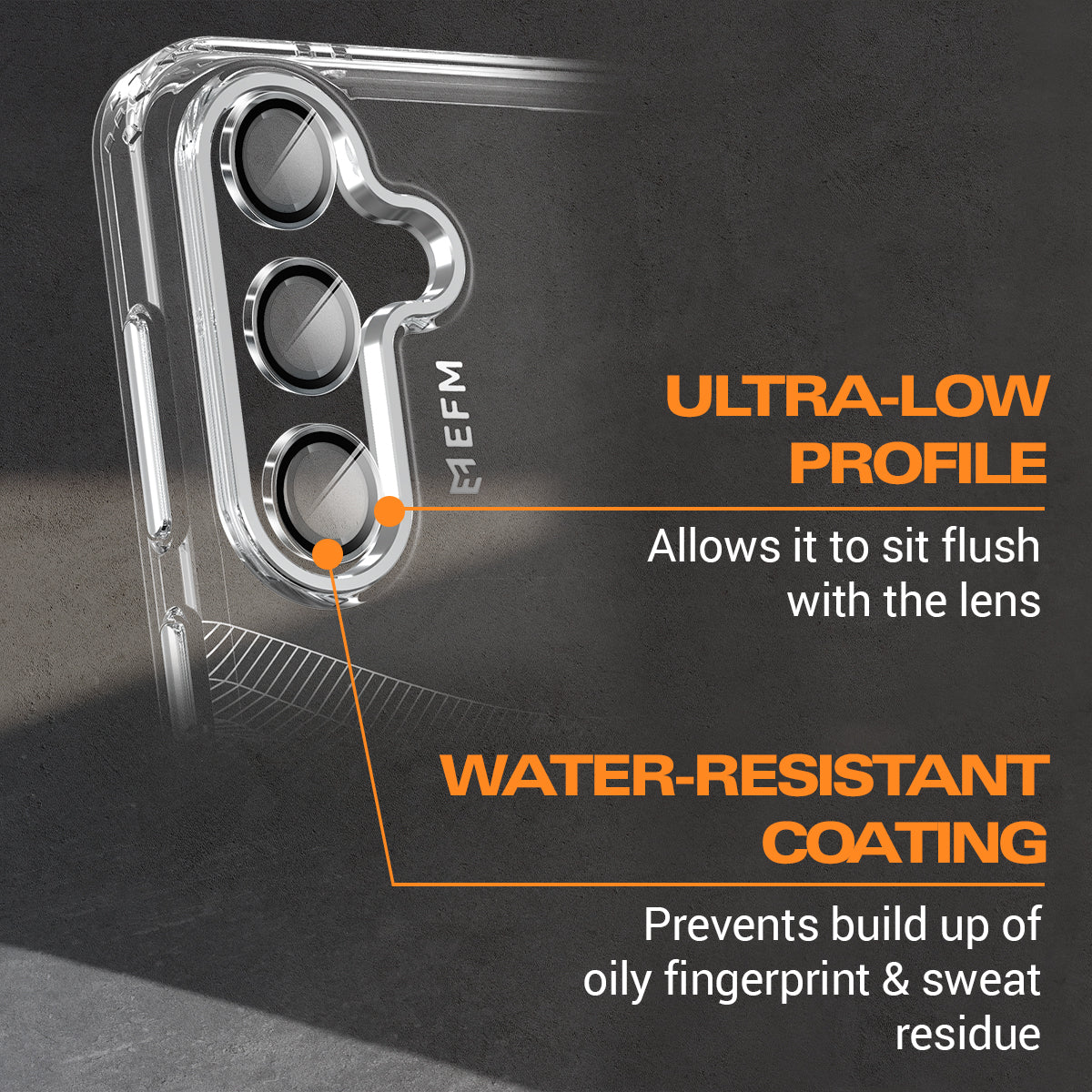 EFM Camera Lens Armour - For Samsung Galaxy S24