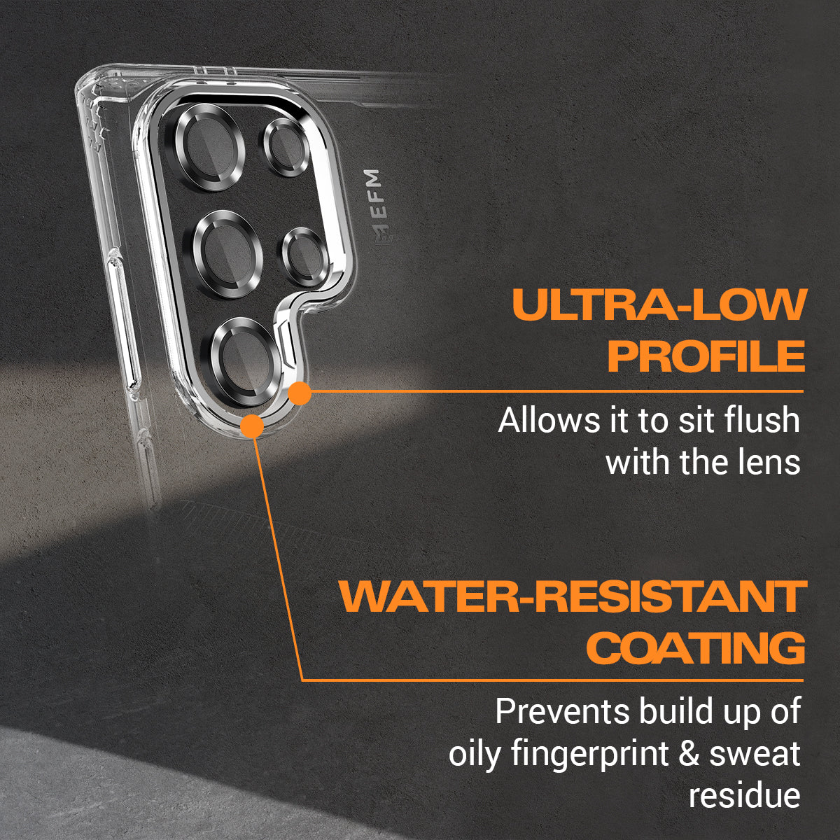 EFM Camera Lens Armour - For Samsung Galaxy S24 Ultra