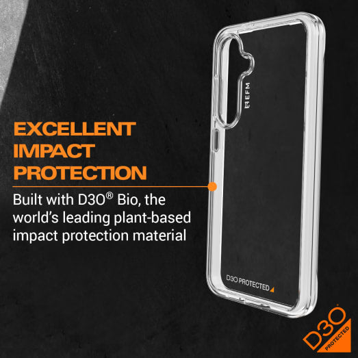 EFM Aspen Case Armour with D3O BIO - For Samsung Galaxy S24 - Clear