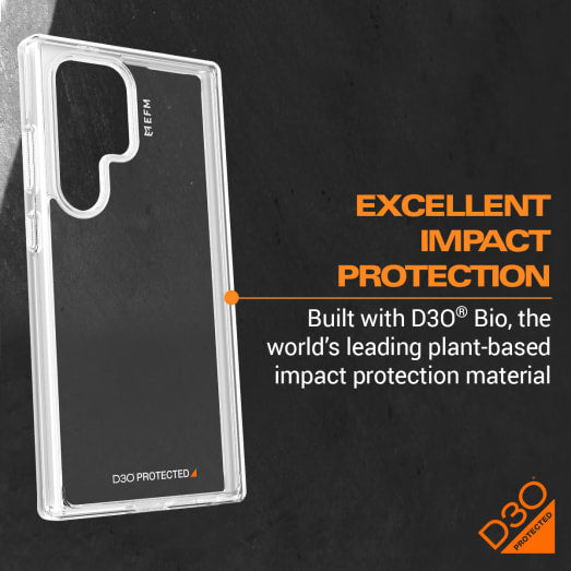 EFM Aspen Case Armour with D3O BIO - For Samsung Galaxy S24 Ultra - Clear