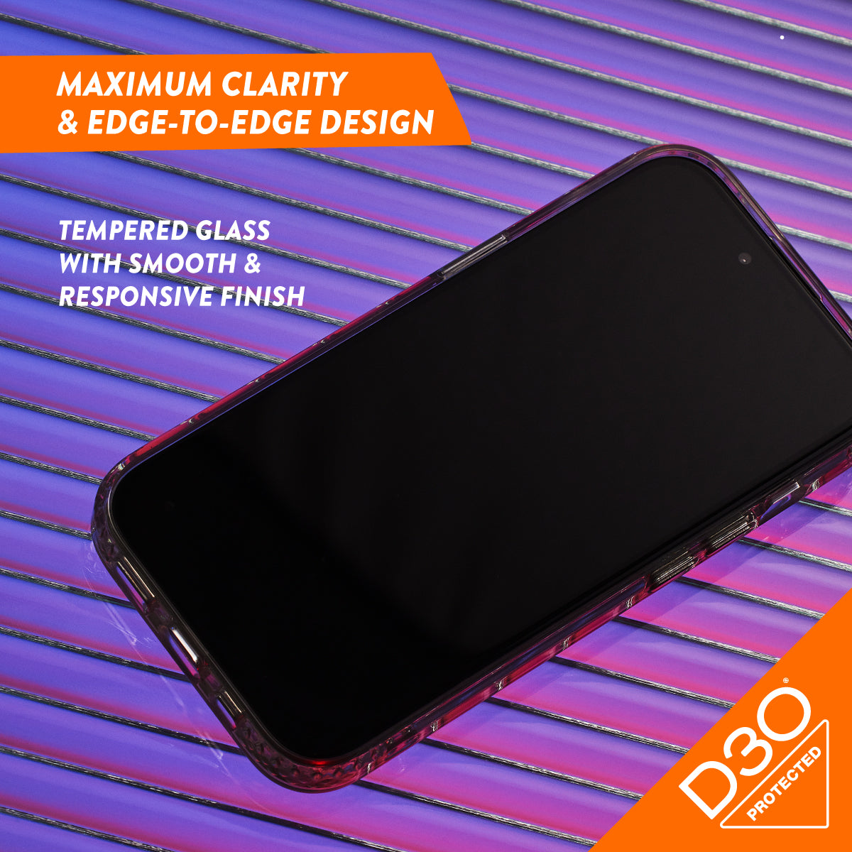 EFM ScreenSafe Glass with D3O Screen Armour - For iPhone 15 Plus