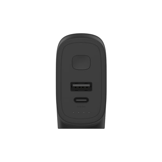 Belkin BoostCharge Hybrid - Wall Charger 25W + Power Bank 5K with Travel Adapter Kit - Black