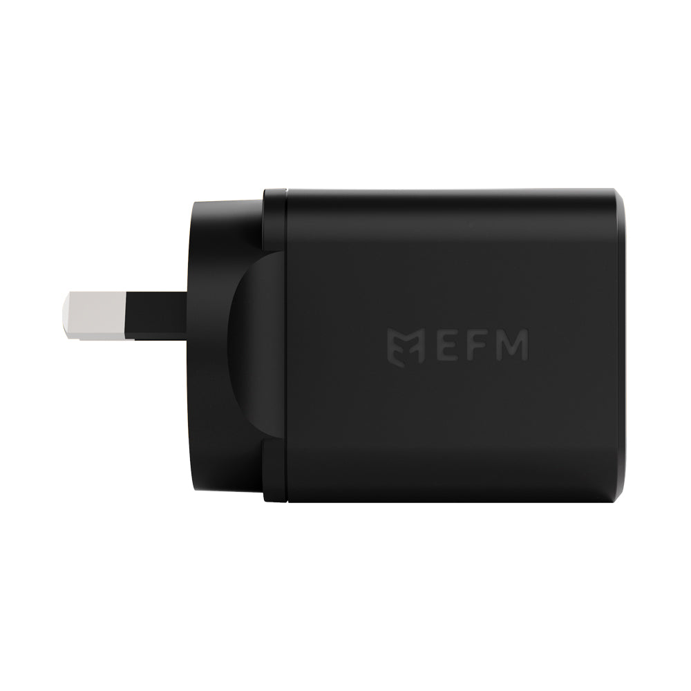 EFM ECO 40W Dual Port Wall Charger  - With GaN  Power Delivery and PPS